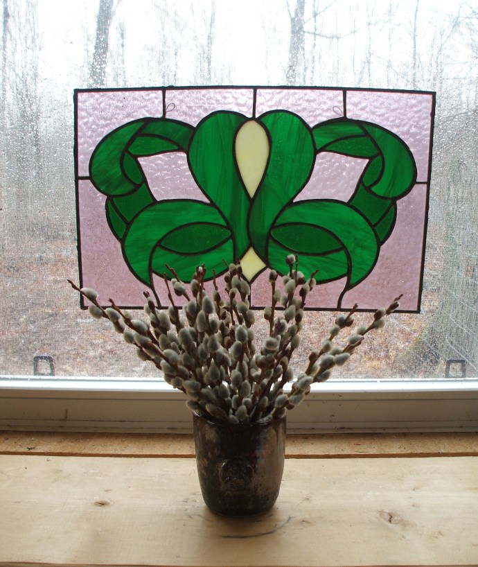 Pottery and Pussy Willows