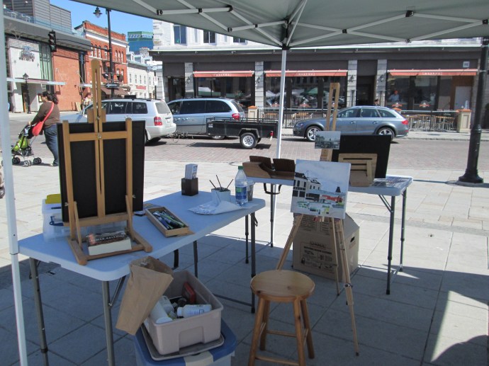 Painting at the Market