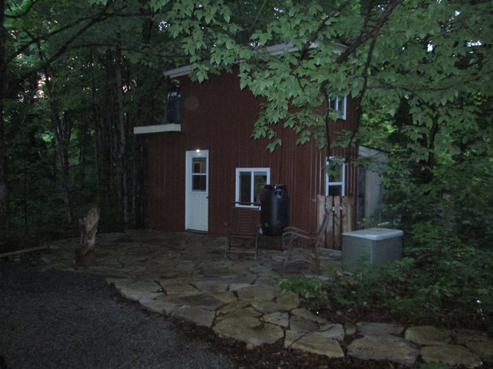 Not too much light pollution - until I turn on the yard light to bring the dogs out.  I need this out there to keep them safe from wildlife.  