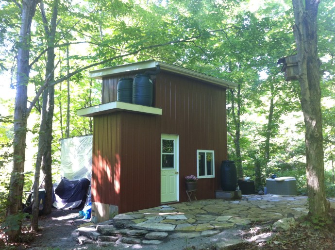 THO with the risers to support the stone patio.